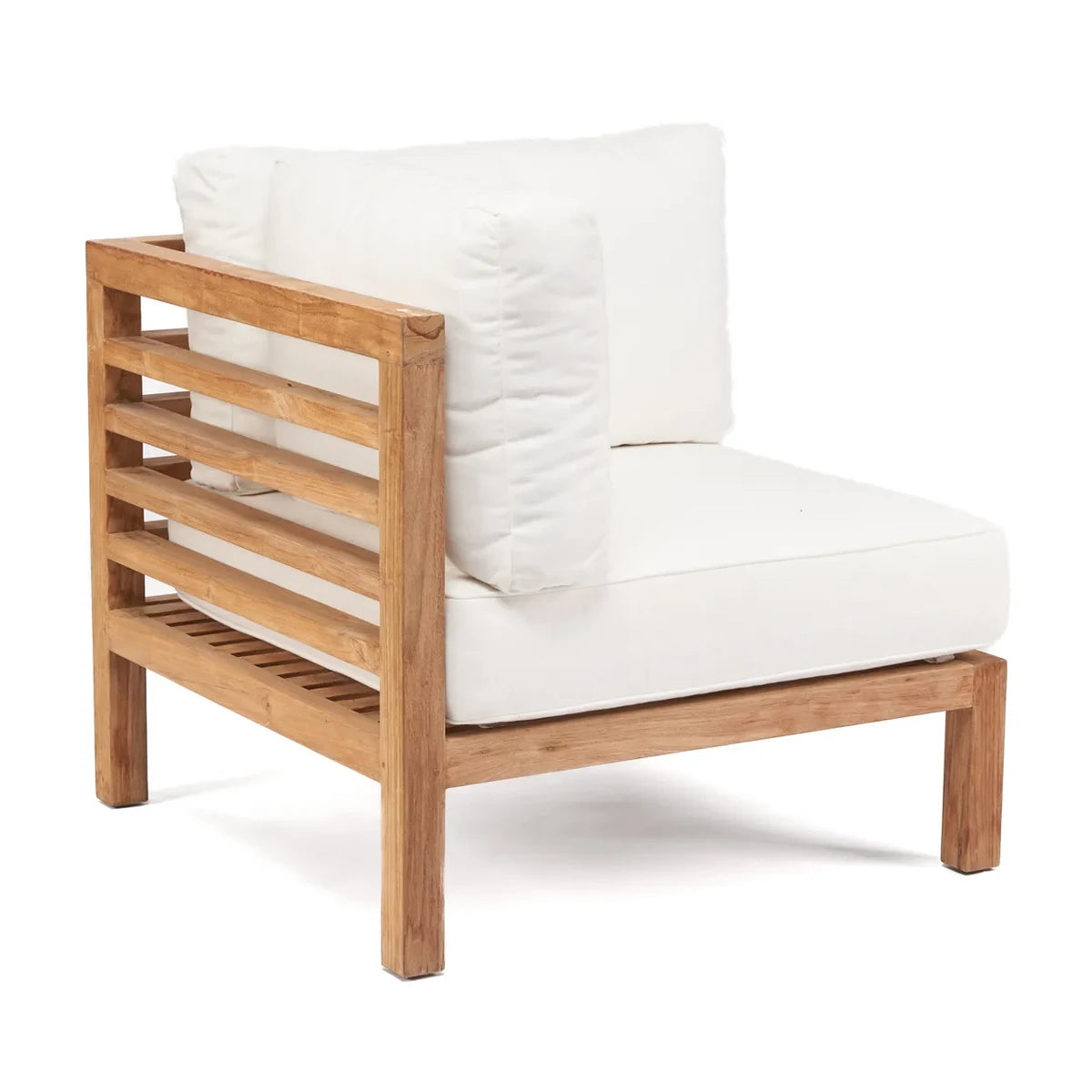 Moyo modulaire hoeksofa links in teakhout