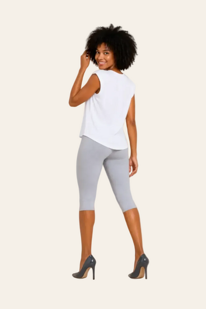 Viscose top met kimonomouwen