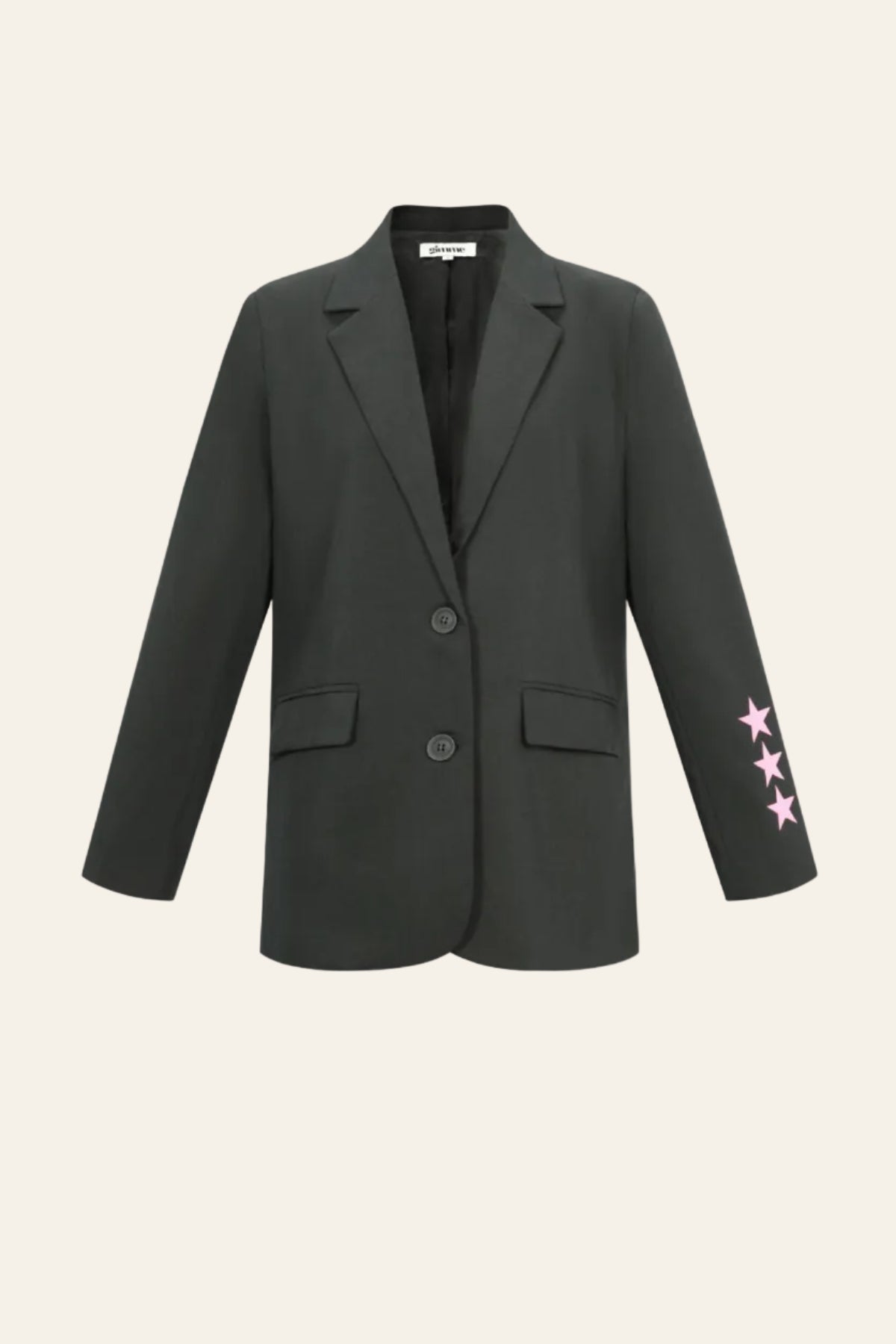 Geweven Polyestervezel Vrouwen Suit Set Casual Letters Ontwerp