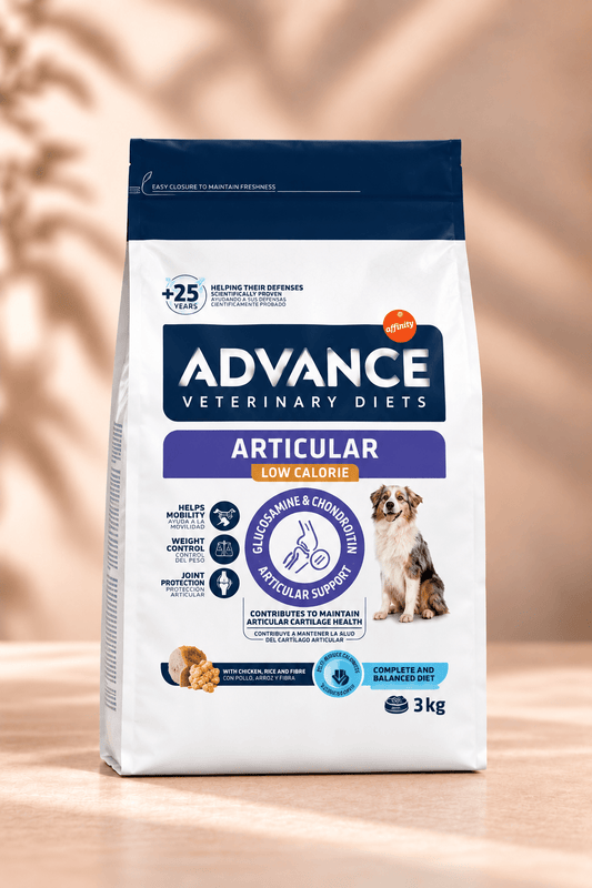 Advance Veterinary Diets Articular Reduced Calorie 3 kg hondenvoer voor gewrichtsondersteuning en verantwoord gewichtsbeheer