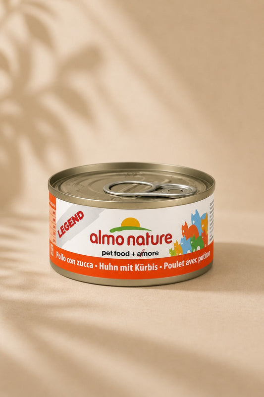 Almo Nature HFC natuurlijke kattenvoer met kip en pompoen 24 x 70 g
