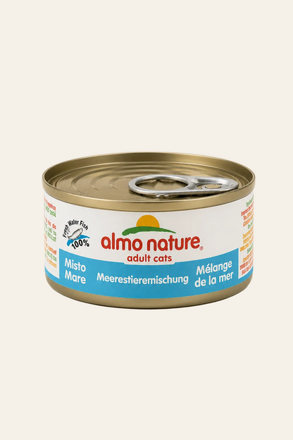 Almo nature hfc jelly seafood mix kattenvoer  24 x 70 g