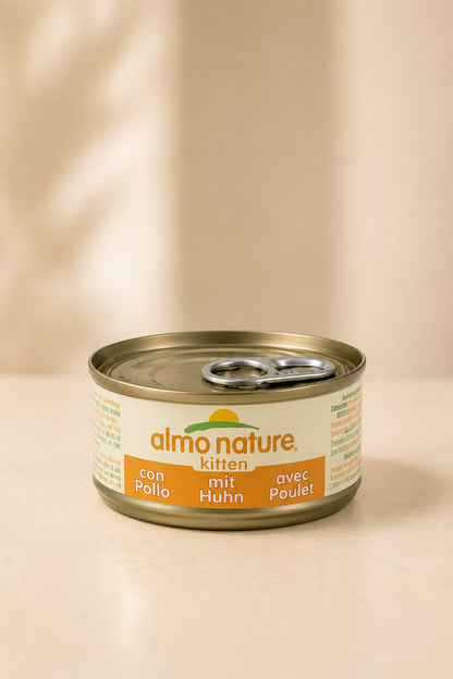 Almo nature hfc natuurlijk kittenvoeding met kip 24x70g