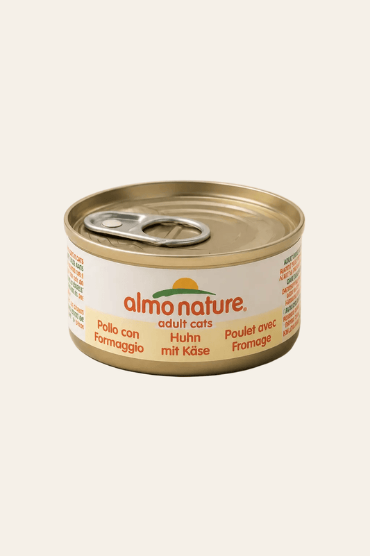 Almo nature hfc natuurlijke kip met kaas 24x70g