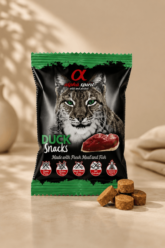 Alpha Spirit kattensnack met eend 50 g