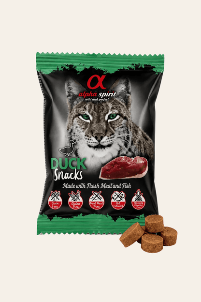 Alpha Spirit kattensnack met eend 50 g