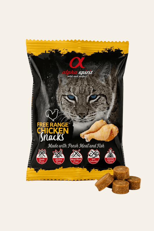 Alpha Spirit kattensnack met vrije uitloop kip 50 g