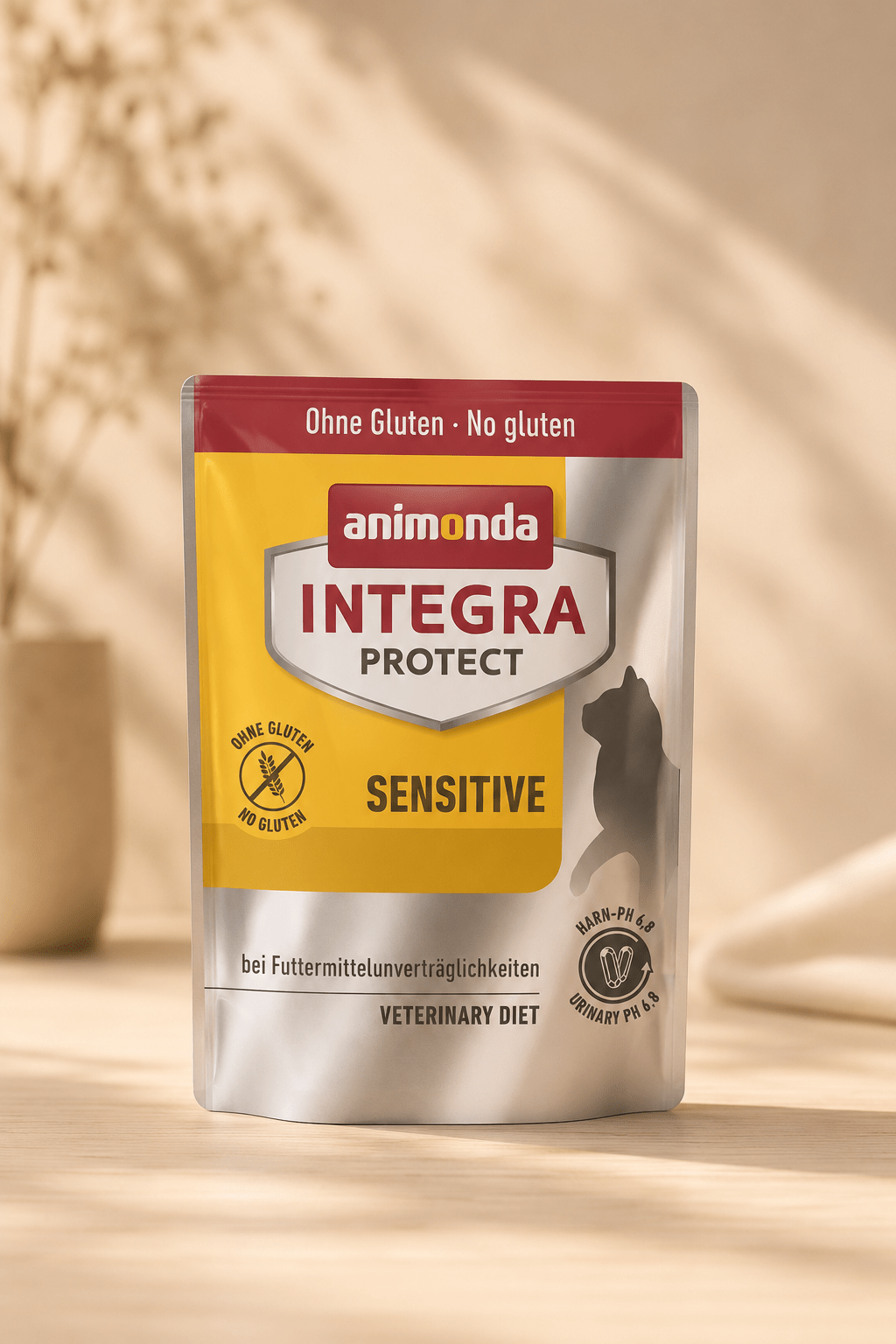 Animonda integra protect sensitive dieetvoeding voor katten met voedselintolerantie.