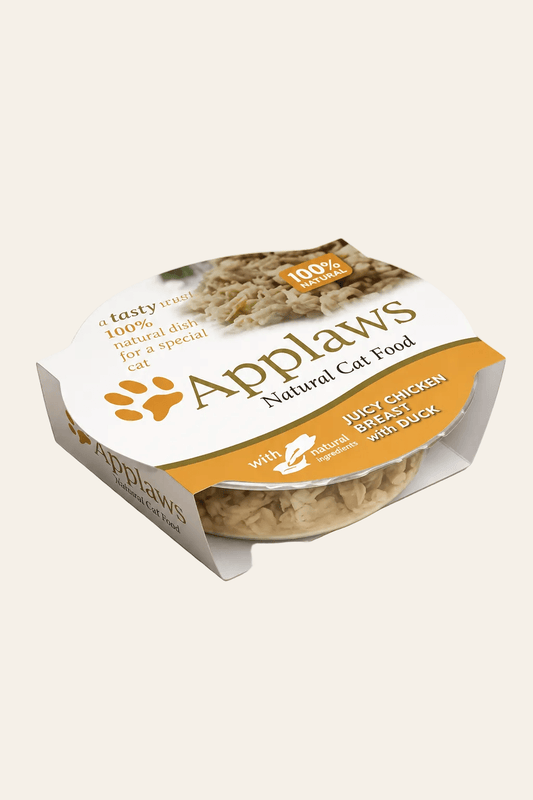 Applaws cat pots met fruitige kipfilet en eend 10 x 60 g