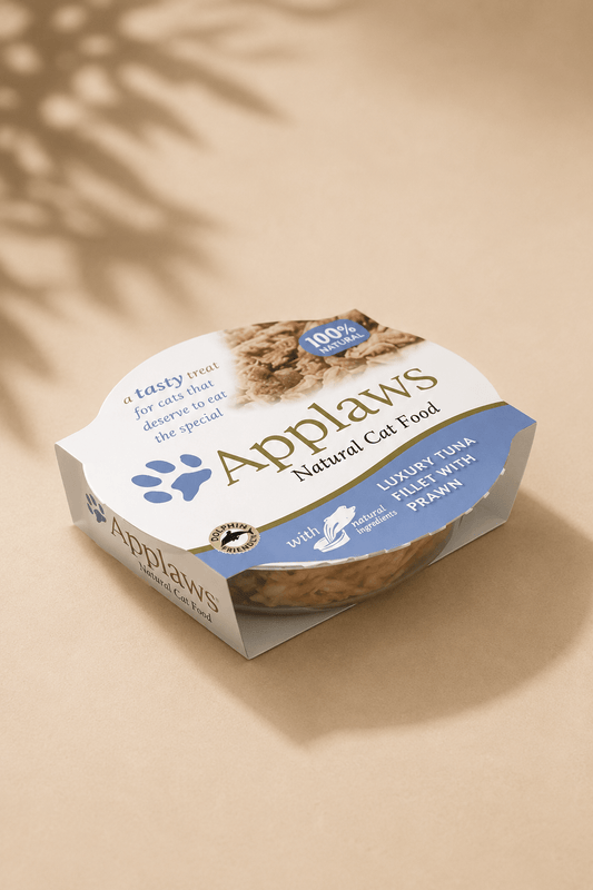 Applaws cat pots met luxe tonijnfilet en garnalen 10 x 60 g