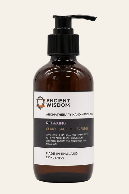 LMW Wellness-Care Aromatherapie hand en douchegel met salie en lavendel geur, aanvullende productweergave