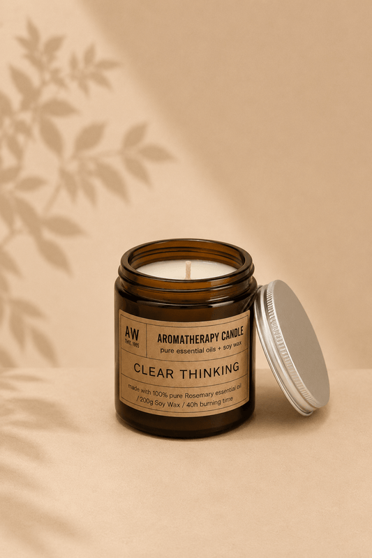 LMW Wellness-Care Aromatherapie sojawaskaars met etherische oliën, productaanzicht