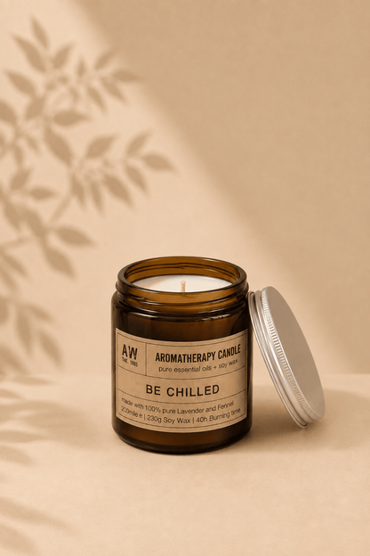 LMW Wellness-Care Aromatherapie sojawaskaars voor ontspanning, productaanzicht