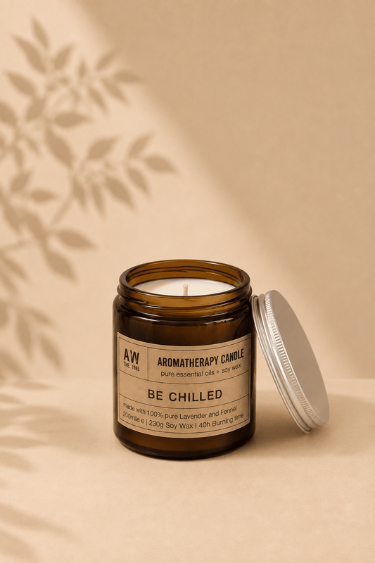 LMW Wellness-Care Aromatherapie sojawaskaars voor ontspanning, productaanzicht