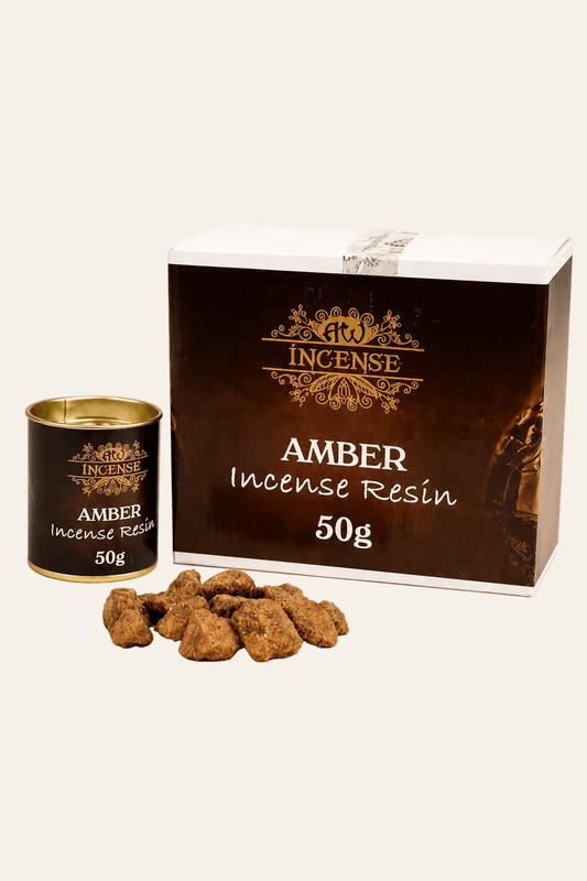 Aw incense Amber Resin barnsteenhars voor wierookbranders en geurpotjes 50g