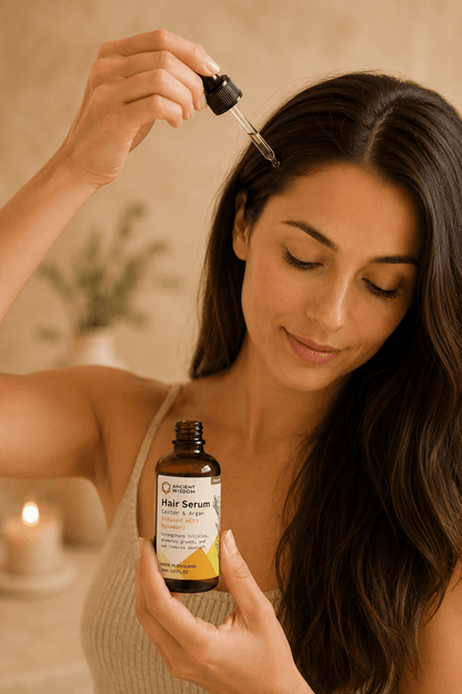 LMW Wellness-Care Biologisch haarserum met rozemarijn en arganolie, productaanzicht
