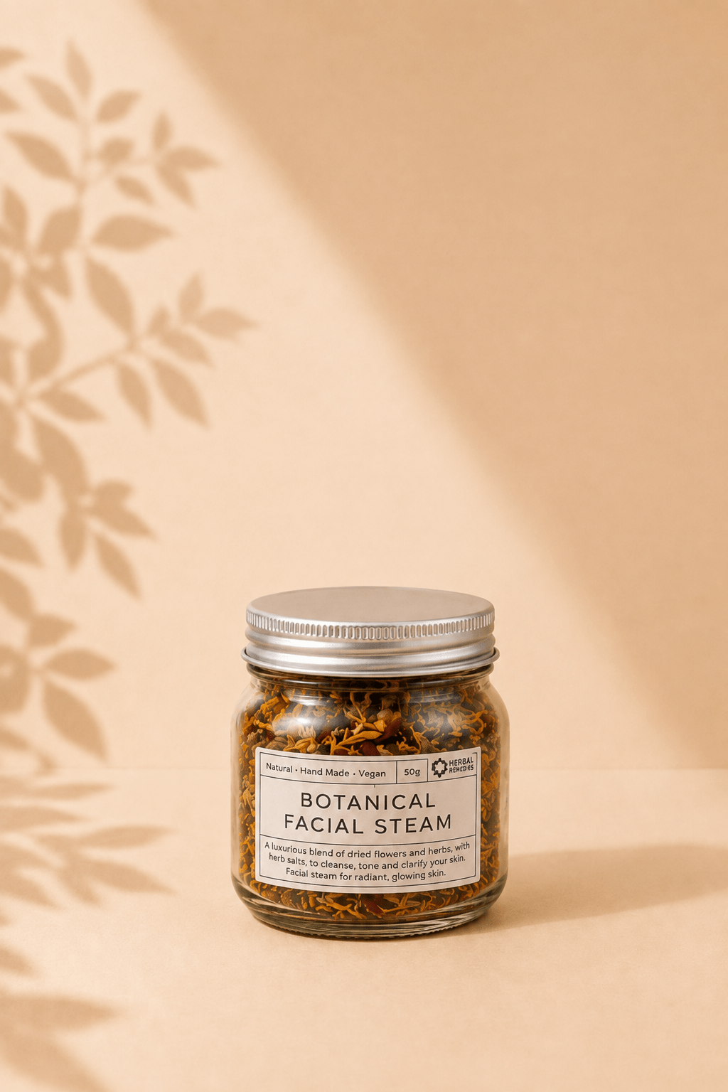 LMW Wellness-Care Botanische gezichtsstoom van natuurlijke bloemen, productaanzicht
