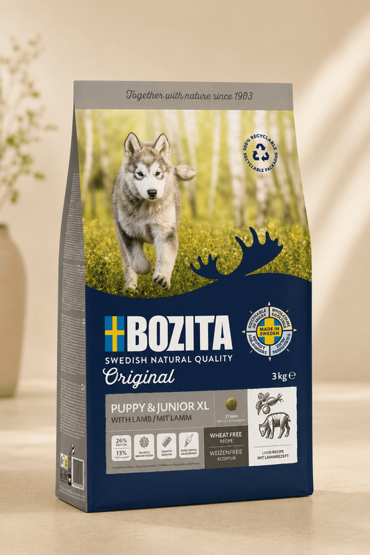 Bozita Original puppy junior xl hondenvoer lam tarwevrij 3kg