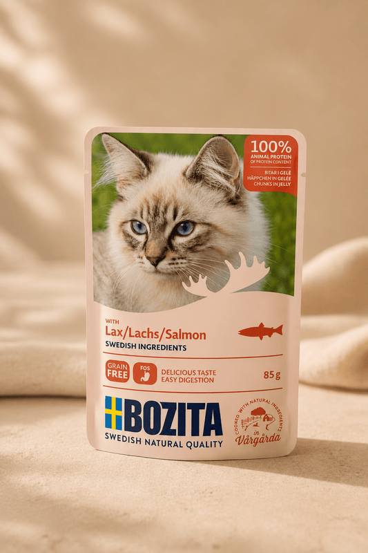 Bozita cat natvoer met zalm in gelei 12 x 85 g