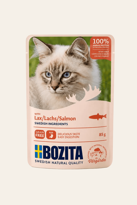 Bozita cat natvoer met zalm in gelei 12 x 85 g