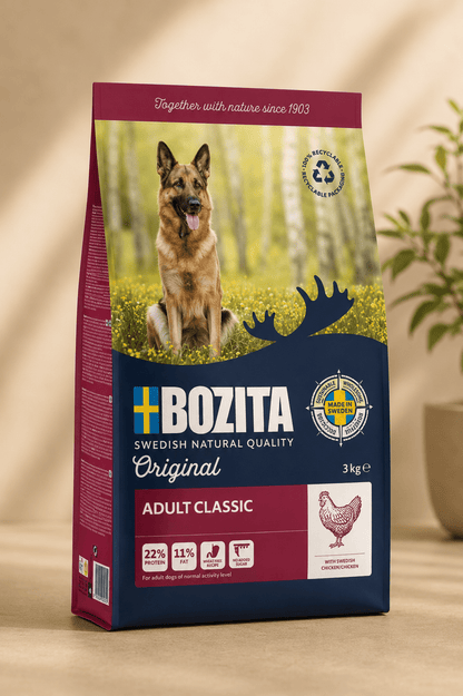 Bozita original adult classic kip natuurlijk zweeds hondenvoer 3kg