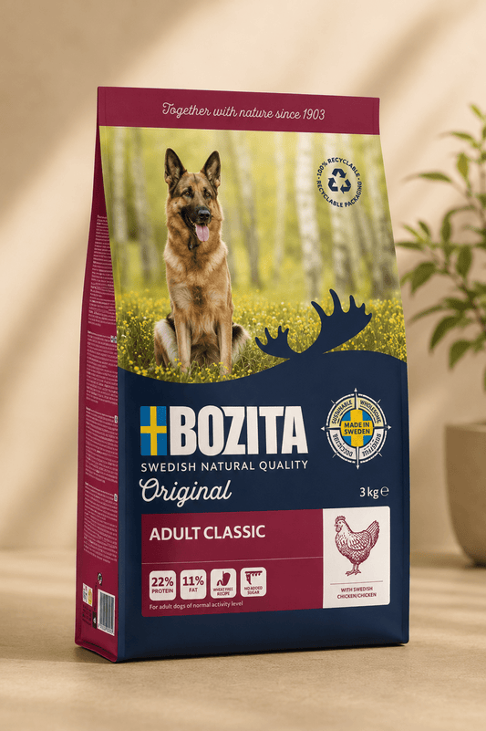 Bozita original adult classic kip natuurlijk zweeds hondenvoer 3kg