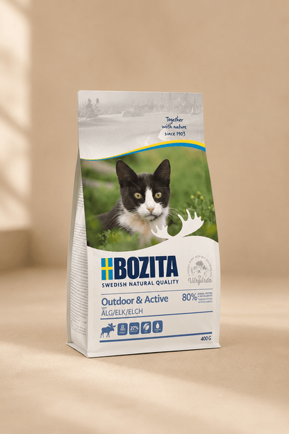 Bozita outdoor & active eland premium kattenvoeding.