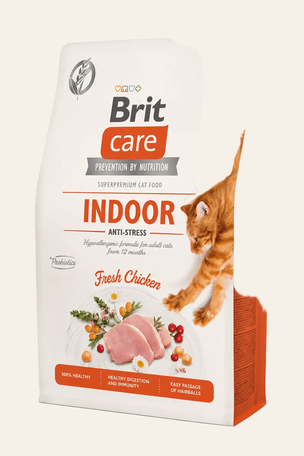 Brit Care Indoor met kip kattenvoer 2kg.