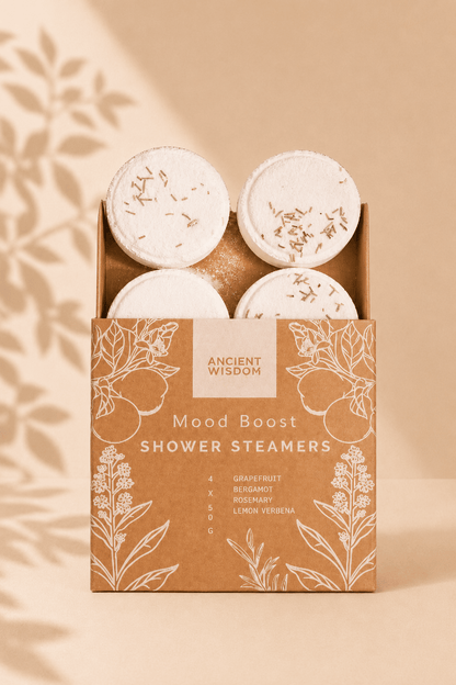 Cadeauset douchesteamers met grapefruit, bergamot en rozemarijn geur