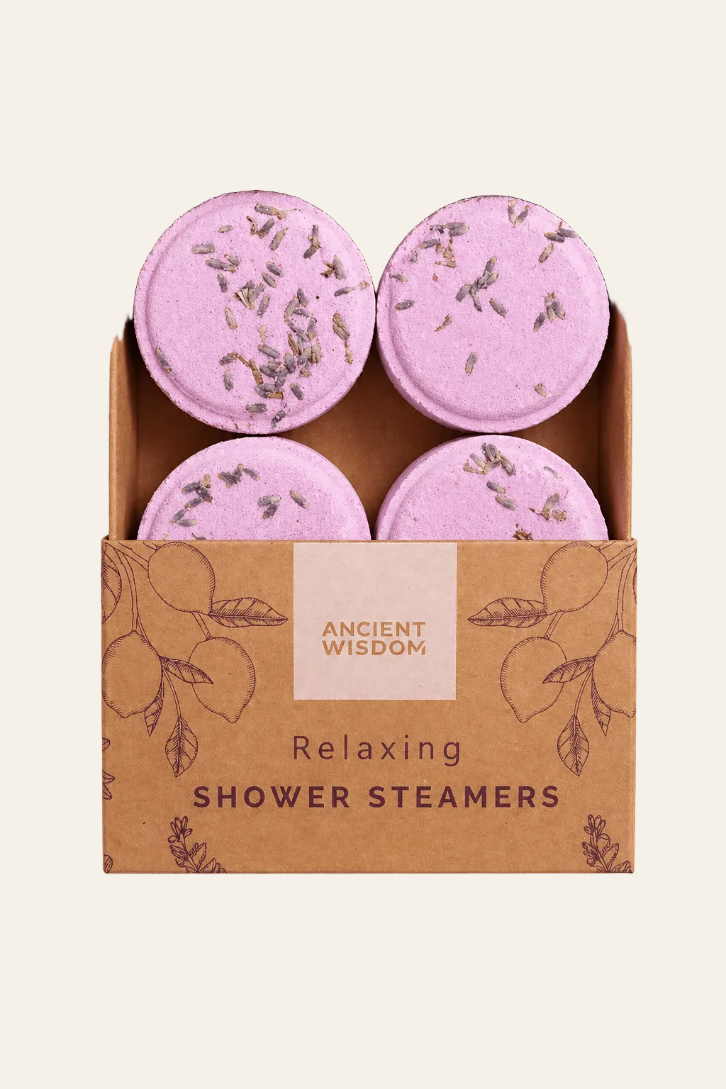 LMW Wellness-Care Cadeauset douchesteamers met salie, citroen en lavendel, aanvullende productweergave
