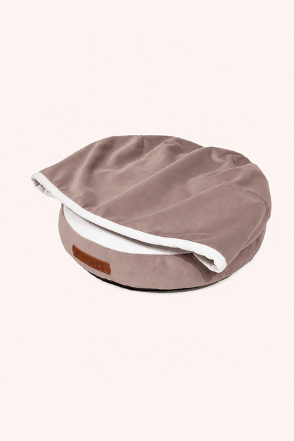 ChaNest beige katten bed in meubelfluweelt