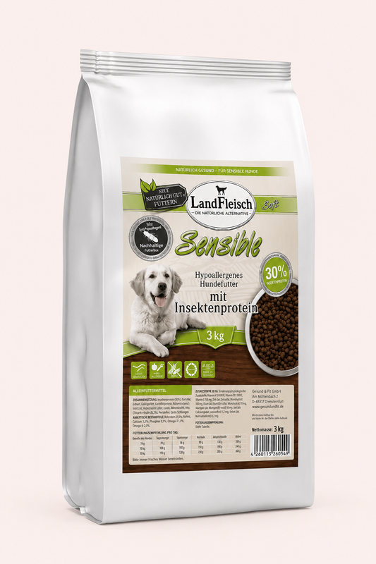Landfleisch Dog Sensible Insecteneiwit & zoete aardappel 3 kg