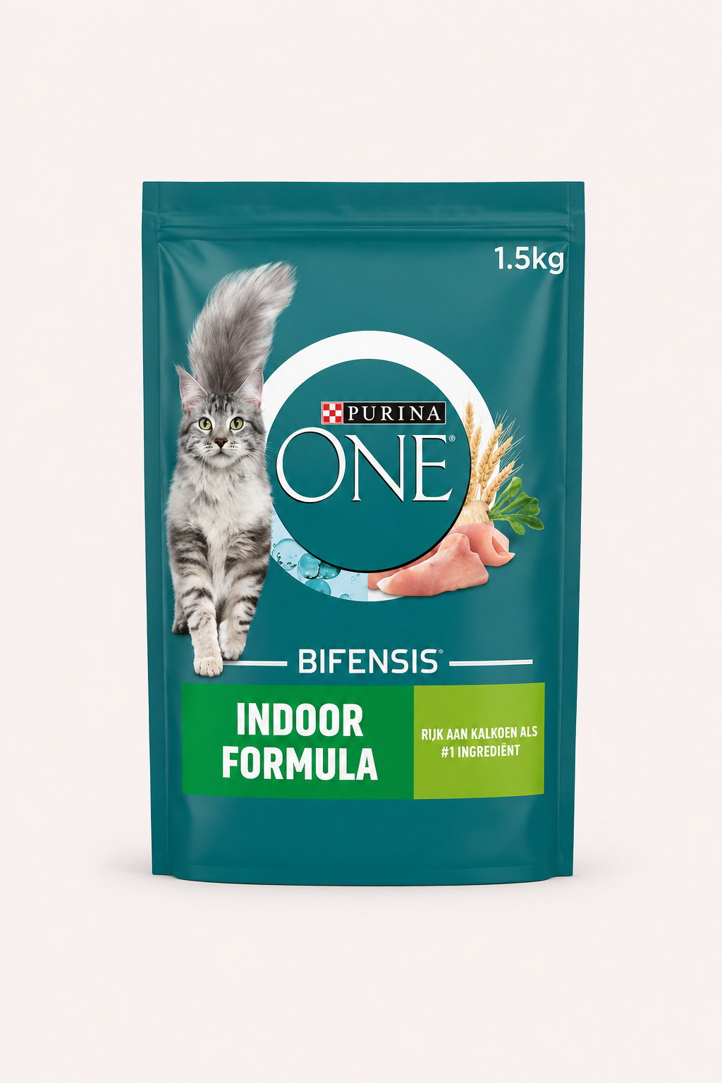 Purina ONE indoor formula rijk aan kalkoen