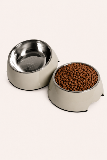 Voerbak set 2-delig