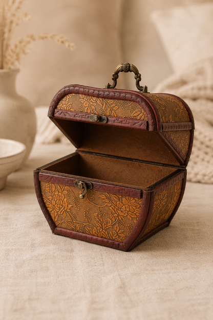 Vintage doos appel stijl jaren 1920