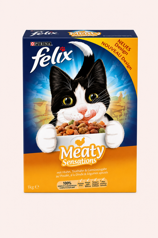 Felix sensations meaty met gevogelte 1 kg