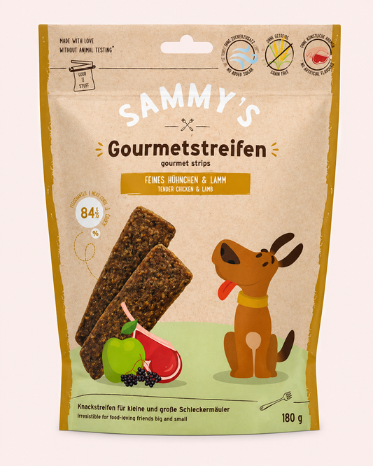 Bosch Sammys Gourmet Reepjes Kip & Lam – 180g