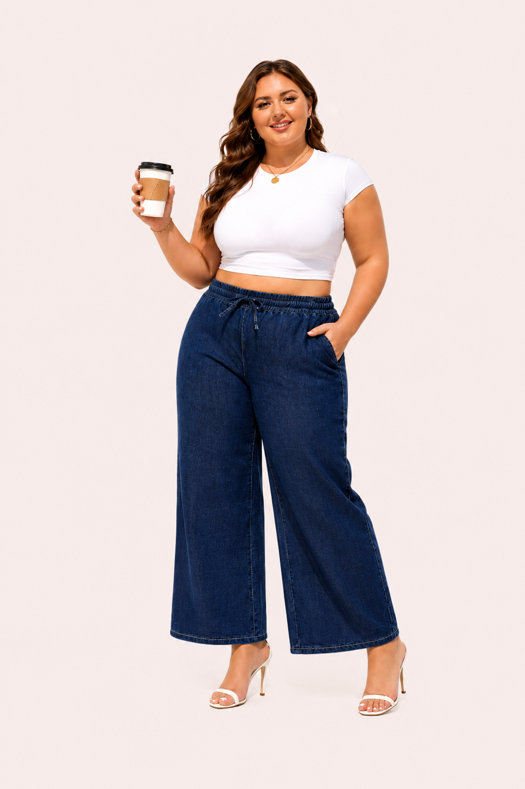 Jeans met wijde pijpen