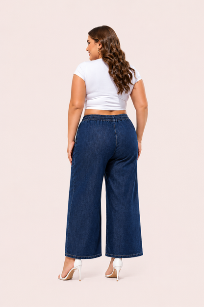 Jeans met wijde pijpen