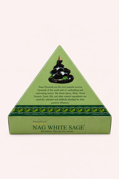 Wierookkegels backflow witte salie gouden nag