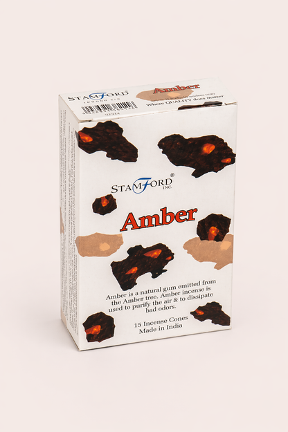 Amber wierookkegels