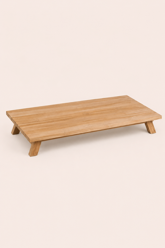 Umalas salontafel buiten gerecupereerd teakhout