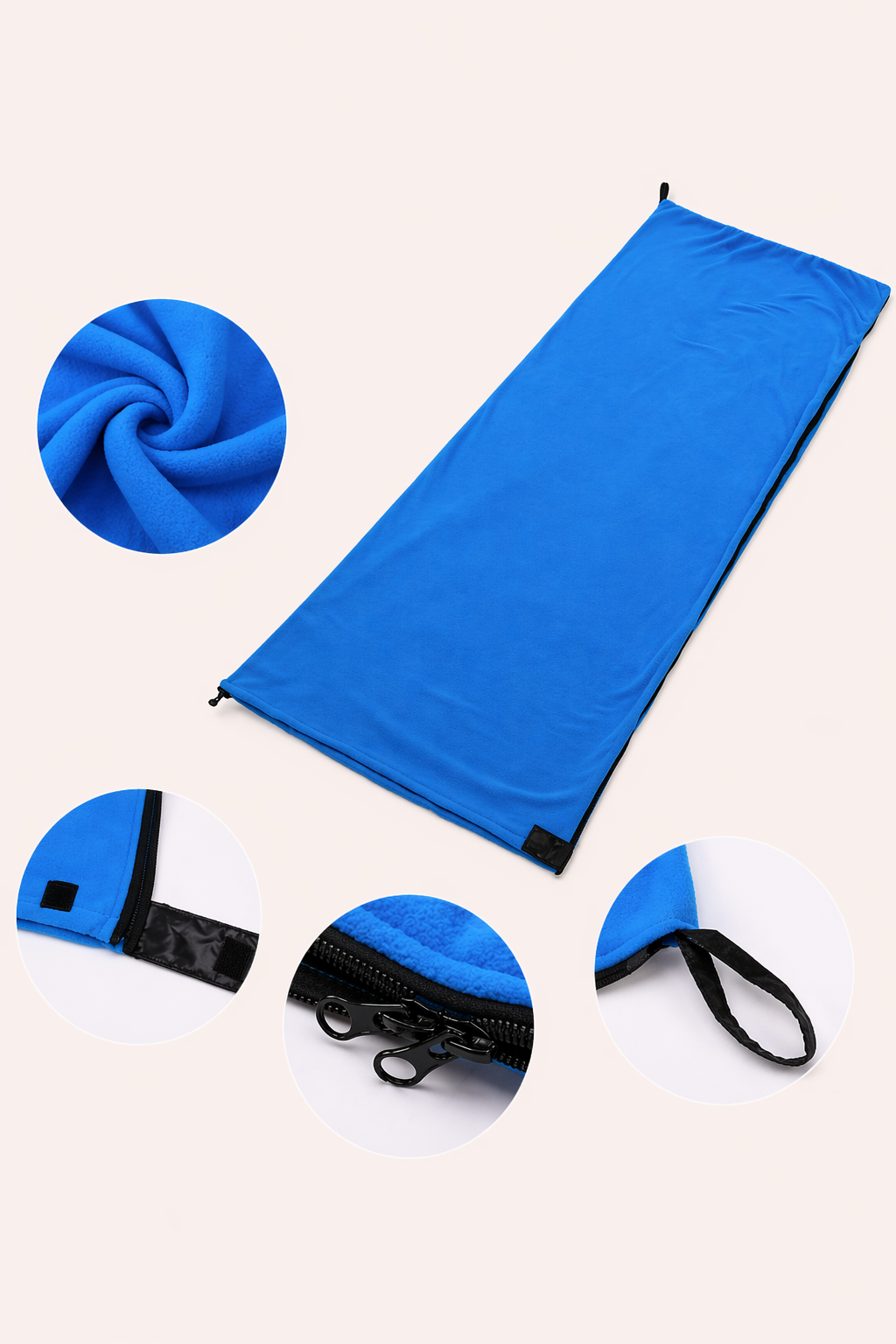 Lightweight Polar Fleece Camping Sleeping Bag