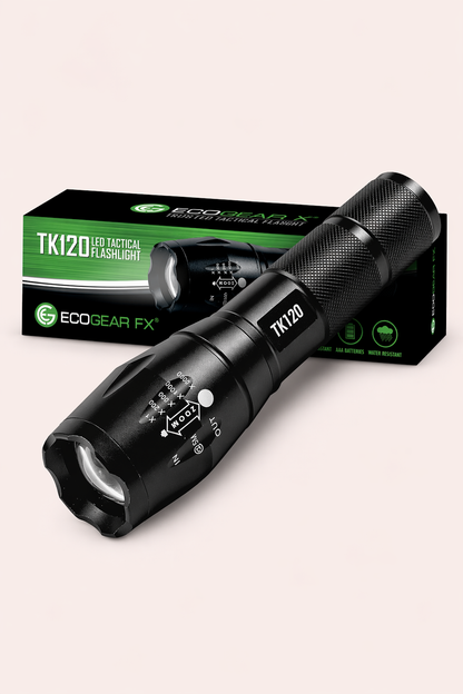 EcoGear FX TK120 LED Tactical Flashlight with Strobe