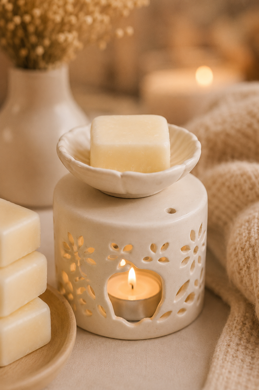 Windermere geurgeschenkset met wasmelts en oliebrander