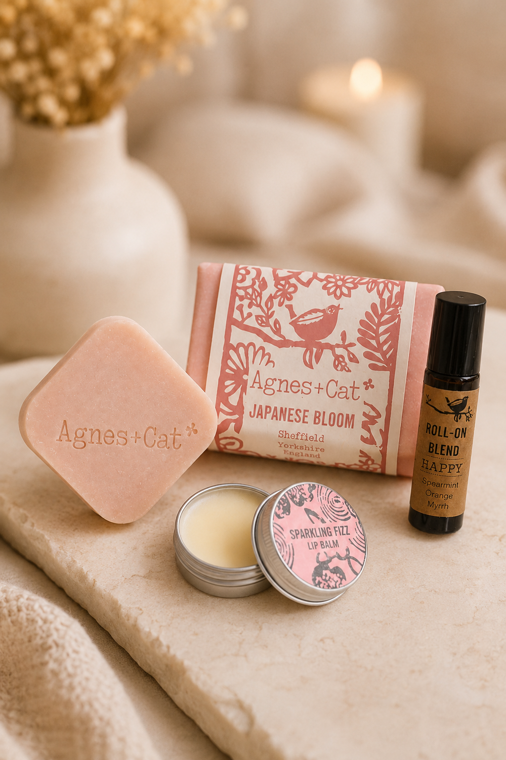 Agnes + Cat Wohlfühlgeschenkset - Bloom & Bliss