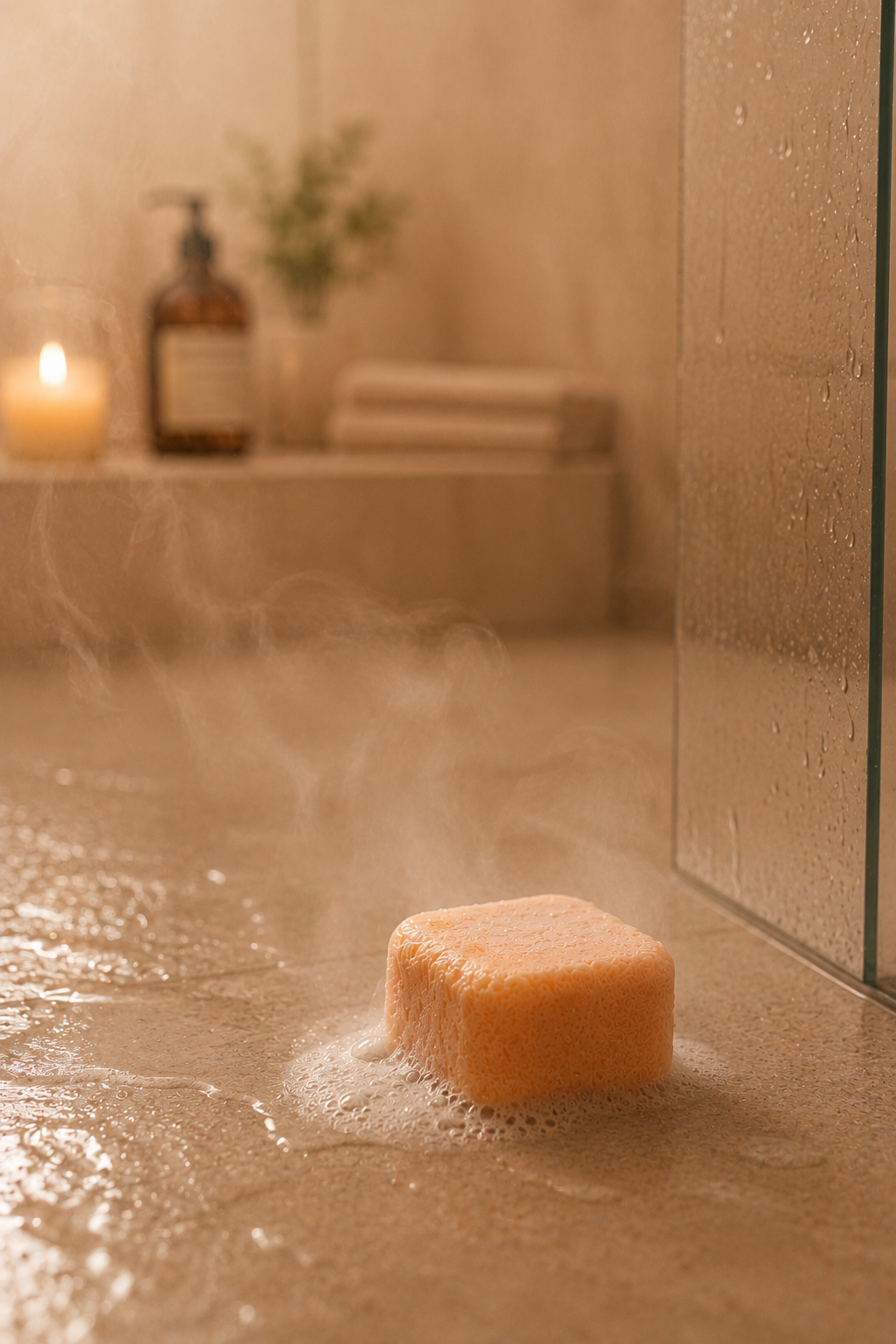 Aromatherapie douchekubus revitaliseren