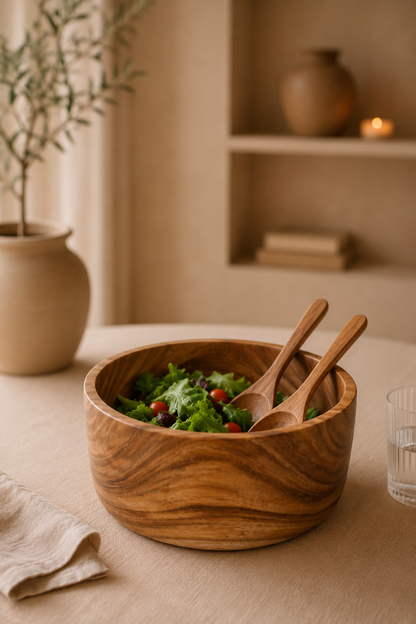 Saladekom suar hout medium
