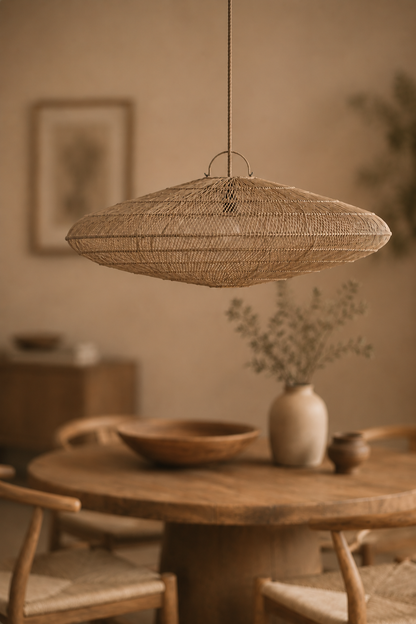 Macaron hanglamp naturel rotan
