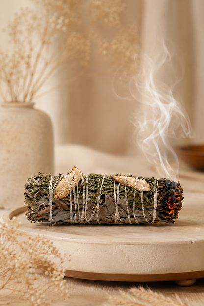 Smudge stick witte salie, gember en ceder